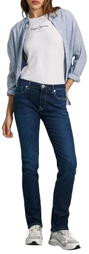 Pepe Jeans Damen Slim Mw Pl204589 Jeans, Blau (Denim-cu1), 29 W/32 L