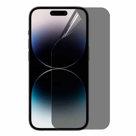 Protéctions d'écran Film GEL Hydrogel Anti-Espion Privacy pour iPhone Tout modèles/Sans Verre Trempé (iPhone 12 mini)