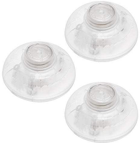 Interruttore a pulsante a pedale in linea, interruttore a pedale on/off con illuminazione rotonda trasparente, 3 pezzi