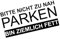 Auto Aufkleber - Witziger Autoaufkleber Bin ziemlich fett - Auto parken mit Abstand (Schwarz glänzend)