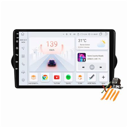 Android 13.0 Autoradio 2 Din Stereo per Fiat Egea/Tipo 2015-2018 GPS Navi 9 Pollici Cartablet Lettore Multimediale FM BT Receiver con Carplay 4G 5G WiFi DSP SWC,Y100s
