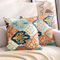 TOCOMOA Kissenbezug 40x40 2er Set - Kissenbezüge Bunt Paisley Muster, Kopfkissenbezug 40x40 cm mit Reißverschluss, Oeko-TEX Zertifiziert, Weich und Hypoallergen Kissenhülle Orange