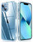 FNTCASE for iPhone 13 Mini Case iPhone 12 Mini Slim Clear Case Transparent Thin Cell Phone Cover | Military Grade Protective, Shockproof Drop Protection, Clear