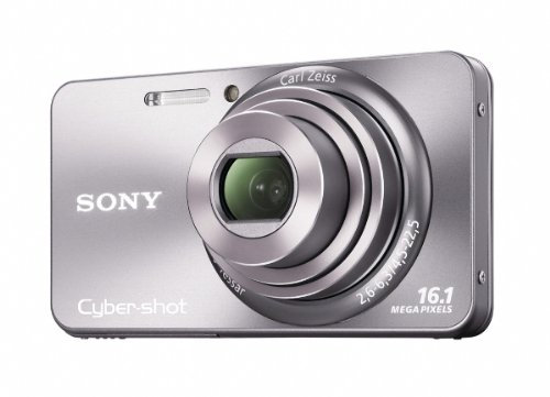 Sony DSCW570 Cyber-shot Digital Still Camera - Black (16.1MP, 5x Optical Zoom) 2.7 inch LCD (Renewed)