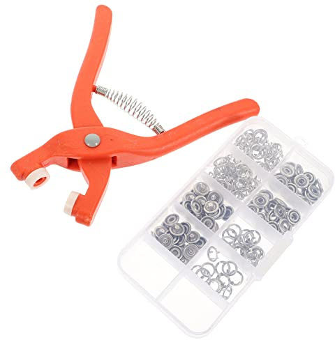 HAPINARY Pinza Per Bottoni Automatici Di Strumenti Bottoni Automatici in Cavo e Pieno Strumento Di Installazione Per Abbigliamento Jeans Borse e Artigianato