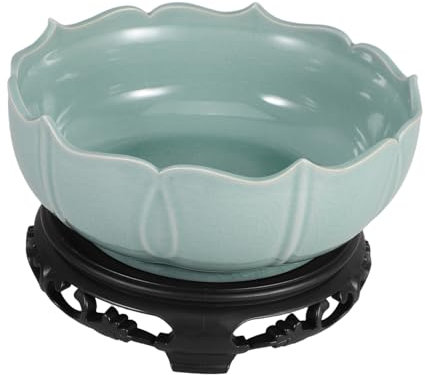 SUPVOX Ciotola in Ceramica Per Piante Fioriera Acquatica Per Fiori Vaso Per Bonsai Stile Classico Contenitore Per Piante Acquatiche Adatto Narcisi e Ninfee Per Arredamento Di Casa e Uffic