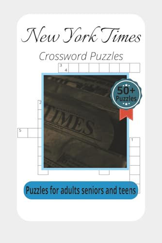 New York Times crossword puzzles: crossword puzzles with easy-to-read print about New York times, New York city, city life and more. | 6x9 inches | ... Gift for birthdays, holidays and vacations