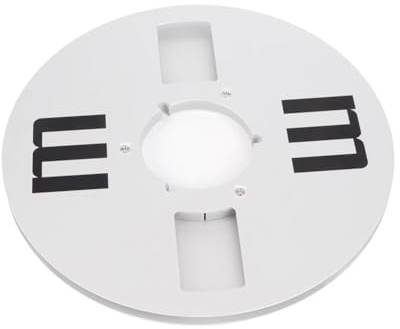 Koolenry Aluminum Alloy Sound Tape Takeup Reel 1/4 Inch 10.5 Inch Empty Tape Reel Improve Sound Quality 4 Holes for 1/4 Tapes