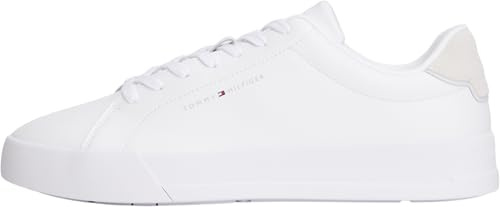 Tommy Hilfiger Men's TH Court CORE FM0FM05904YBS001 Low Top, White, 40