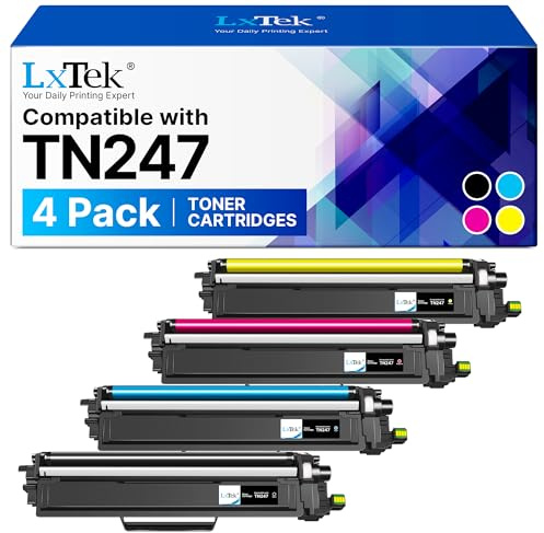 TN247 TN243CMYK Kompatible für Brother TN-243CMYK Toner MFC L3750CDW | TN-243CMYK TN 247 Kompatibel für Toner Brother DCP-L3550CDW HL-L3210CW HL-L3230CDW MFC-L3770CDW MFC-L3710CW (4er-Pack)