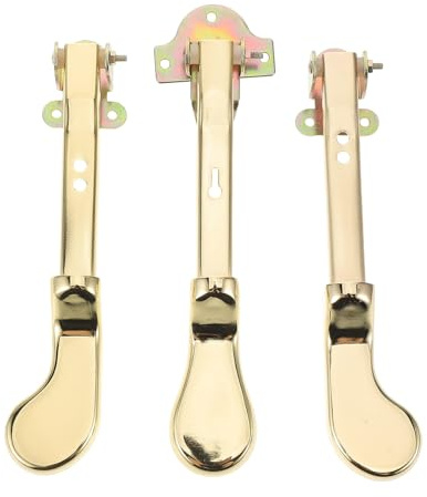 Sustain Pedal für Aufrechtes Klavier mit Doppelbohrung , 3 Stück-pack | Metall Ausführung, Universelle Ersatzteile für Musikinstrumente, für Professionelle Musiker
