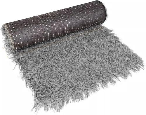 Tetto In Paglia Artificiale - Rotoli Di Paglia Di Palma Sintetica, Ignifughi, Impermeabili, Resistenti Al Sole E Durevoli | Per Gazebo, Piscine, Spiagge, Feste E Bar(Gray,1m*3m/3.28 ft*9.84 ft)