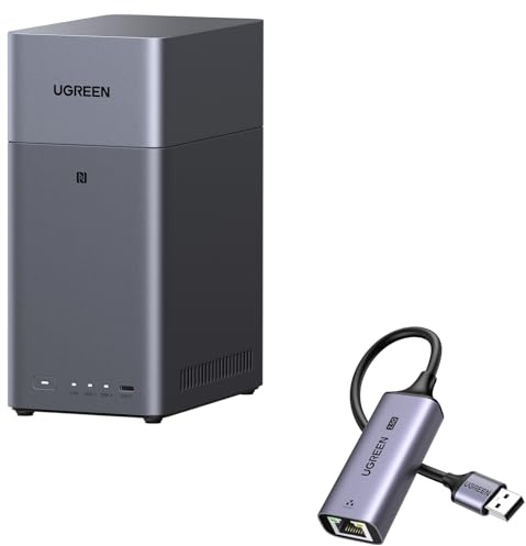UGREEN NASync DH2300 2 Bay NAS mit USB 2.5G LAN Adapter(Diskless)