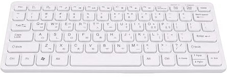 Zisemeil Koreanische Tastatur, 2,4-GHz-Funkfernbedienung, 78 Tasten, Spritzwassergeschützt, Farbecht, mit Geneigtem Tastenfeld für Koreanischsprachige PC- und Laptop-Nutzer