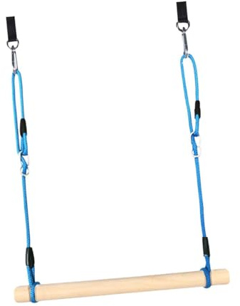 drburpily Turnringe für Kinder, Turnstange für drinnen und draußen, Robustes, verstellbares Fitnessgerät mit rutschfestem Handgriff, Fitnessgerät mit rutschfestem Handgriff