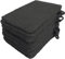 Lanudo Pure Line Waschlappen Waschhandschuh, 10er Set, Reine Frottier Baumwolle, 21 x 15 cm, Farbe Dunkelgrau