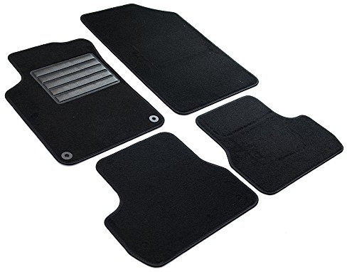 MDM SP-578 Fußmatten Velours Autoteppich passend für Citroen C3 II / DS3 2010>2016, black