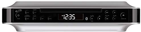 iLive Bluetooth Under The Cabinet Radio CD Player, Bluetooth, USB, AUX in, MP3 CD Wireless Music System with Kitchen Timer, Digital Clock and Hands Free Speakerphone with Remote Control iKBC384SMP3U