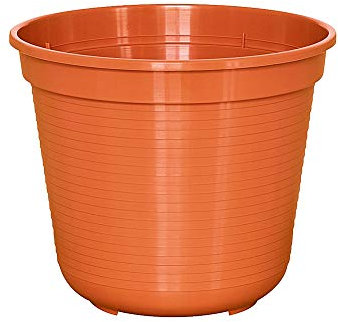 Unbekannt GELI Pflanztopf Standard 26cm Terracotta, 10 Stück