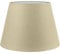Wogati® Lampenschirm in Verschiedenen Größen & Farben | Beige/Größe: L | E14 | Baumwolle | Für Stehlampe, Hängelampe und Tischlampe