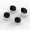 ABXY - Kit de botones de bala para mando Xbox One S Slim Elite (gris transparente)