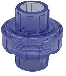 Racor union pvc 20 25 32 40 50 63mm enlace union piscina conexion conector pvc manguito tubo para filtro bomba (Diámetro Interno 32mm)