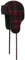 Stetson Country Check Lapeer Fliegermütze Pilotenmütze Chapka Trappermütze Damen/Herren - mit Ohrenklappen, Futter, Kinnband, Kinnband Winter Herbst-Winter - L (58-59 cm) schwarz-rot