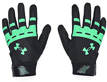 Under Armour Mädchen Radar Softball-Handschuhe, (001) Schwarz/Frostschutzmittel/Frostschutzmittel, Jugend Small