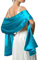 LumiSyne Mujer Satén Gasa Chal Mantón Sedoso Color Sólido Bufanda Pañuelo Ligero Estola Para Fiesta Vestido Boda Novia Dama De Honor Noche