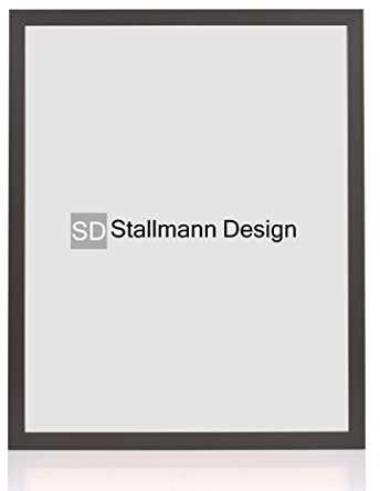 Stallmann Design Bilderrahmen 'Galeria53' | Größe: 59,4x84cm (DIN A1) | Farbe: Schwarz | 20mm schmale Rahmenleiste