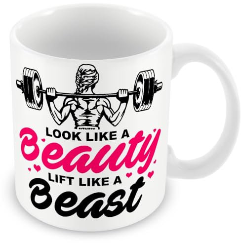 Tasse Geschenk für weibliche Personal Trainer - Look Like A Beauty Lift Like A Beast
