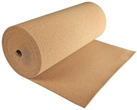 Kurk24 - Rollenkork - Trittschalldämmung - Korkrolle, Isoliertapete, Dämmtapete, Korkmatten, Korkwand, Korkboden - Stärke: 8 mm - Breite: 1 m - Länge: 10 m