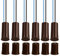 GUUZI 6 set NO/NC Cablaggio Interruttore Magnetico Sensore per Porta da Incasso Contatto per Finestra Nascosta Interruttore Reed per Controllo Accessi Sostituisci Sistema di Allarme (Marrone)