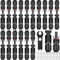 16 Paar Solarstecker,Selizo IP67 Stecker Solarpanel Stecker Männlich/Weiblich Solarpanel Kabelstecker, Solar Verbinder, Photovoltaik Steckverbinder für 2.5/4/6 mm² Solarpanel PV (16)