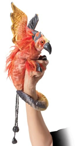 Folkmanis Phoenix Fingerpuppe mit Handgelenk