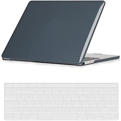 Hülle Case Kompatibel mit MacBook Pro 15 Zoll 2015 2014 2013 2012 Freisetzung A1398 mit Retina Display, Ultradünne Plastik Hartschale Schutzhülle & Tastaturschutz, schwarz