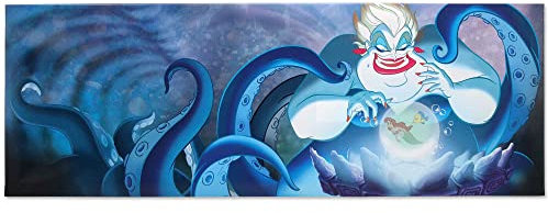 Open Road Brands Disney Die kleine Meerjungfrau Ursula Galerie gewickelte Leinwand Wanddekoration – große Ursula Disney Bösewicht Wandkunst für Heimdekoration