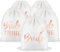 Weewooday 5 Zaini Sposa Bride Include 1 Sacca Bride Rosa Abbronzante e 4 Borse con Coulisse Bride Tribe Zaino in Tela con Coulisse Sacche da Palestra per Matrimonio Festa Addio al Nubilato