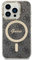 GUESS CG Mobile for iPhone 15 Pro Max Case - Compatible with MagSafe IML 4G Hard Case - Anti-Scratch - Drop Resistant - Full Slim Bumper Protection Back Cover for iPhone 15 Pro Max 6.7 - Black