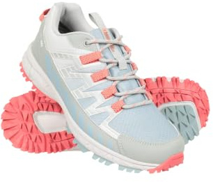 Mountain Warehouse Lakeside Trail wasserdichte Damen Laufschuhe Hellgrau Damen-Schuhgröße 41 EU