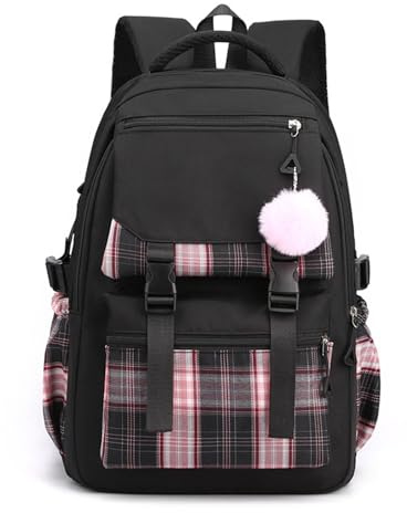 College Campus Schoolbag Weibliche Koreanische Version Schule Rucksack Belastung Linderung Mädchen Schultasche Junior Schulter Rucksack Reiner Farbeinkaufsrucksack