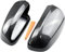 MARUE Rückspiegel Spiegelkappen für Audi A4 B6 B7 A6 C6 S4,Auto Außen Links/Rechts Seitenspiegel Gehäuse Rahmen Rückansicht Shell Rahmen, 1 Pair Carbon Fiber