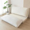 MAXYOYO Bohnenbeutel Bettklapper Samt -Samtsofa Bettbodenmatratze für Erwachsene, extra Dickes 6 -faches Bodensofa für Schlafzimmer Wohnzimmer, Creme, 100x240 cm