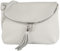 modamoda de T07L / T139L Damen Leder kleine Umhängetasche 2 Modelle handmade in Italy, Farbe:Weiß