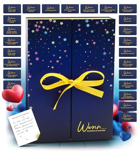 Festicy Wenn Box Geburtstagsgeschenk für Frauen Edition 2025 personalisiert I Geburtstag Frauen Geschenk I Beste Freundin Geschenke I Geschenkbox Explosionsbox I Geburtstagsgeschenk für Freundin