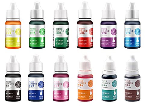 4/12/6 bouteilles de colorant alimentaire pour la cuisson, pigments comestibles, pâtisserie, accessoires de boulangerie, colorants alimentaires, outils de décoration de gâteaux