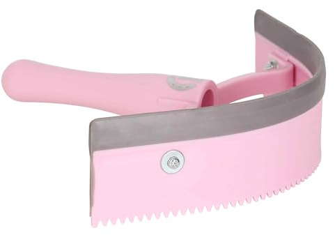 Imperial Riding Schweißmesser IRH, effektives Schweißmesser zum Entfernen von Wasser und Schweiß, ergonomischer Abzieher für Pferdepflege mit stylischem Stall-Look, Fairy-Tale-Rose
