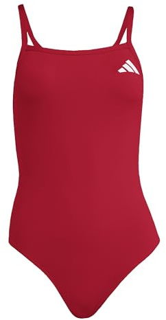 adidas Women's Badeanzug mit dünnen Trägern und V-förmigem Rückendesign