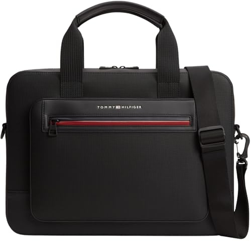 Tommy Hilfiger Th Foundation Computer Bag BDS - BLACK One Size