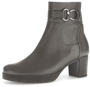 Gabor Damen Chelsea Boots, Frauen Stiefeletten,uebergangsschuhe,uebergangsstiefel,Schlupfstiefel,flach,Stiefel,Asfalto(Micro/CDF),40 EU / 6.5 UK